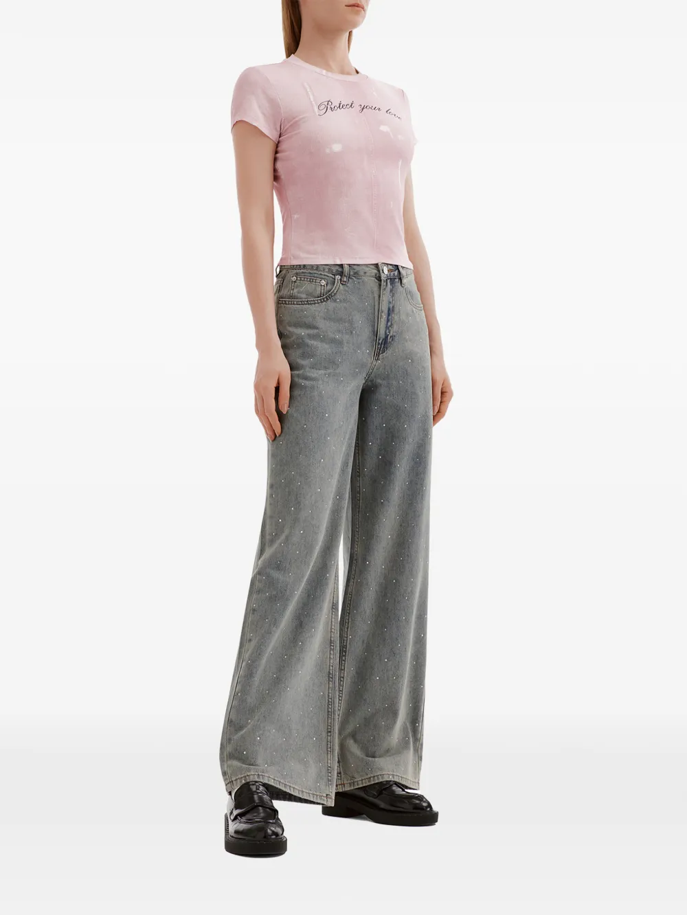  B+ab Graphic-print T-shirt - Pink 