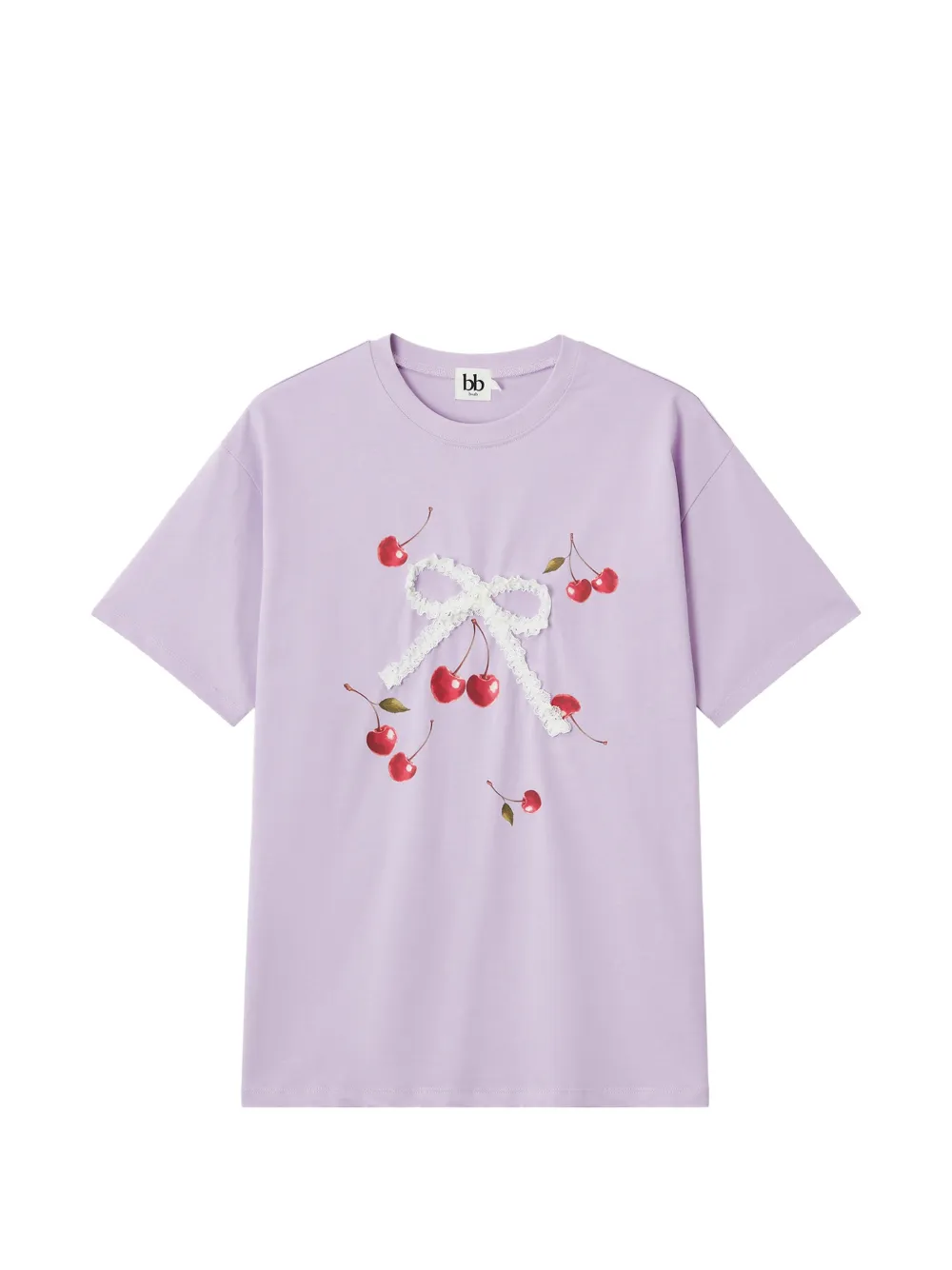 b+ab cherry-print T-shirt - Viola