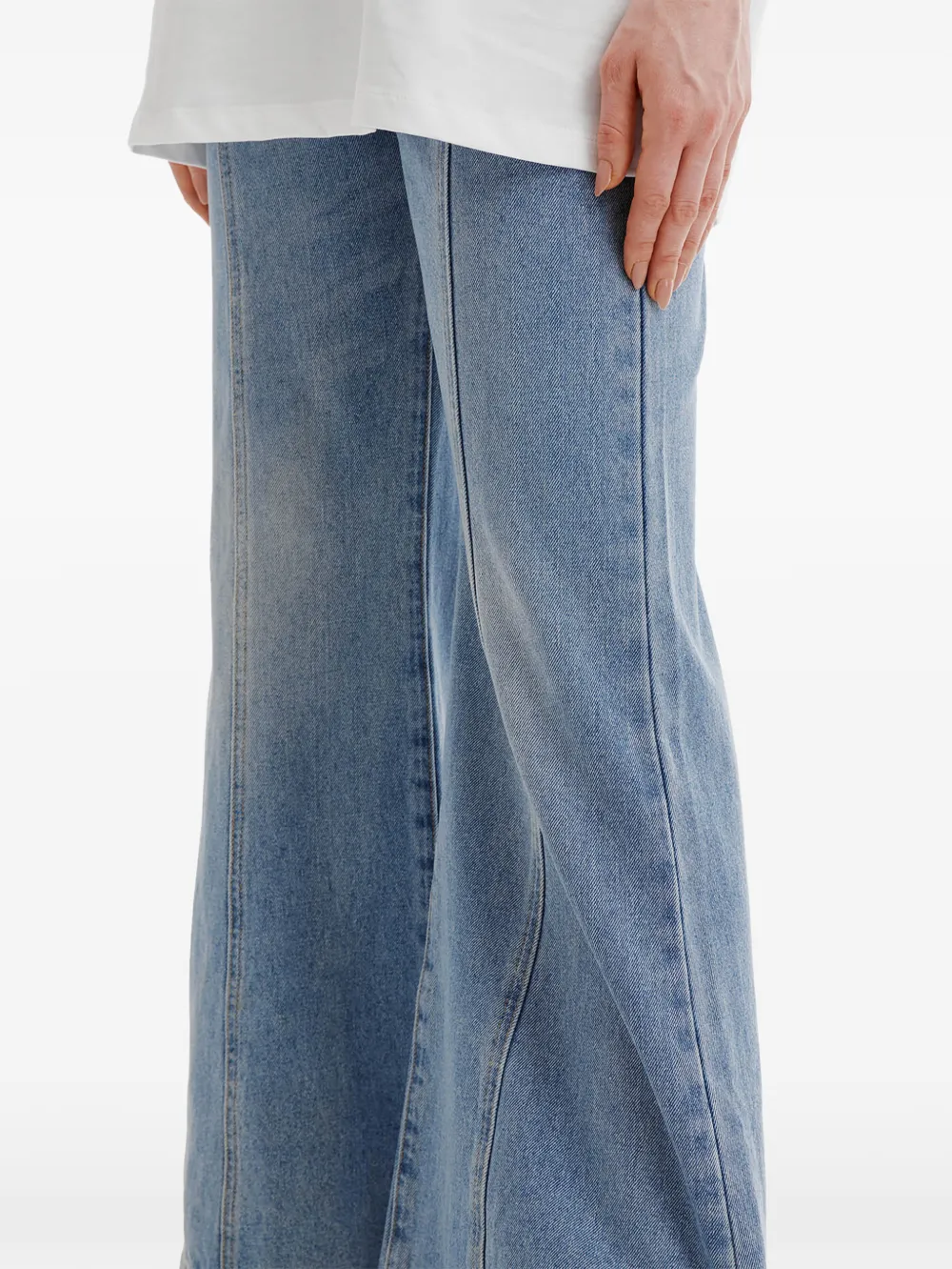 b+ab Flared jeans Blauw