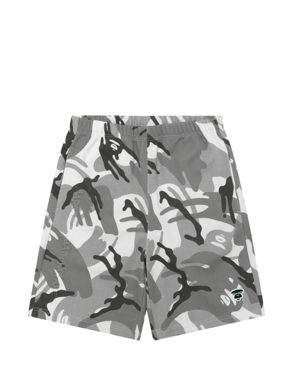 AAPE BY *A BATHING APE® camouflage-print shorts - Grigio