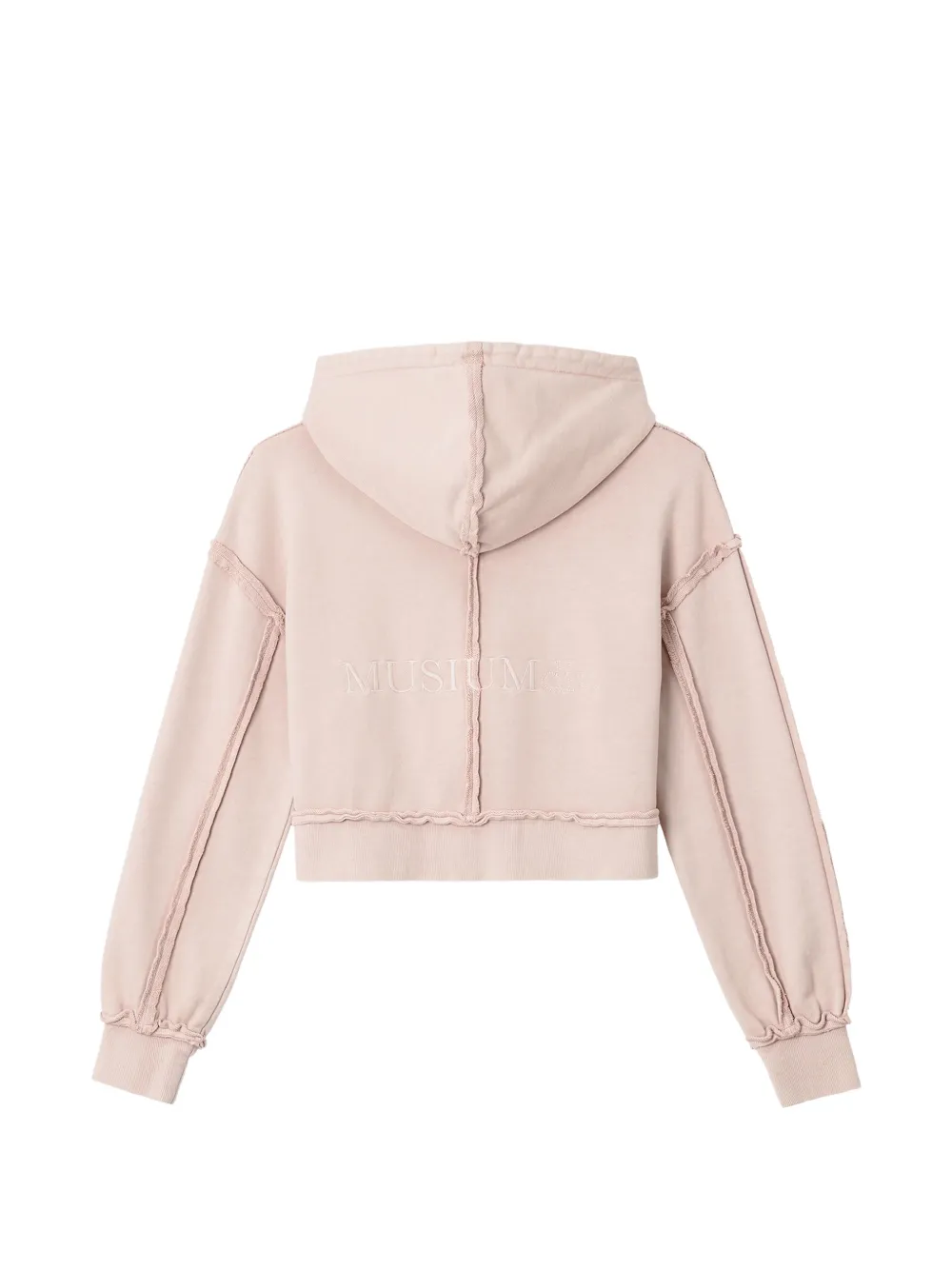  Musium Div. Exposed-seam Hoodie - Pink 