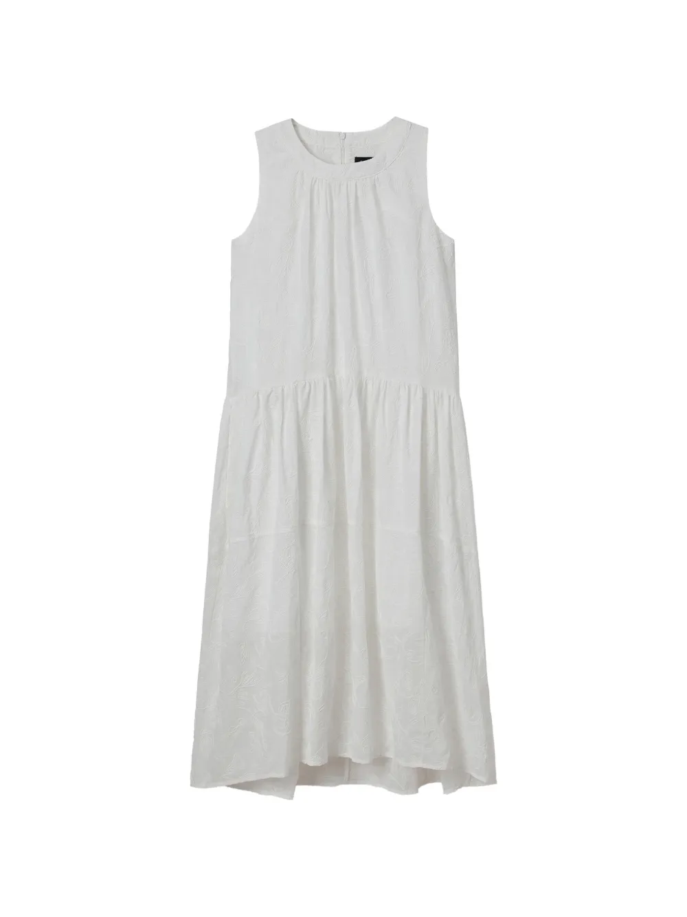 tout a coup sleeveless gathered dress - Bianco