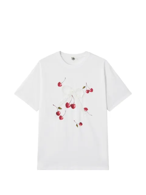 b+ab playera con motivo de cerezas