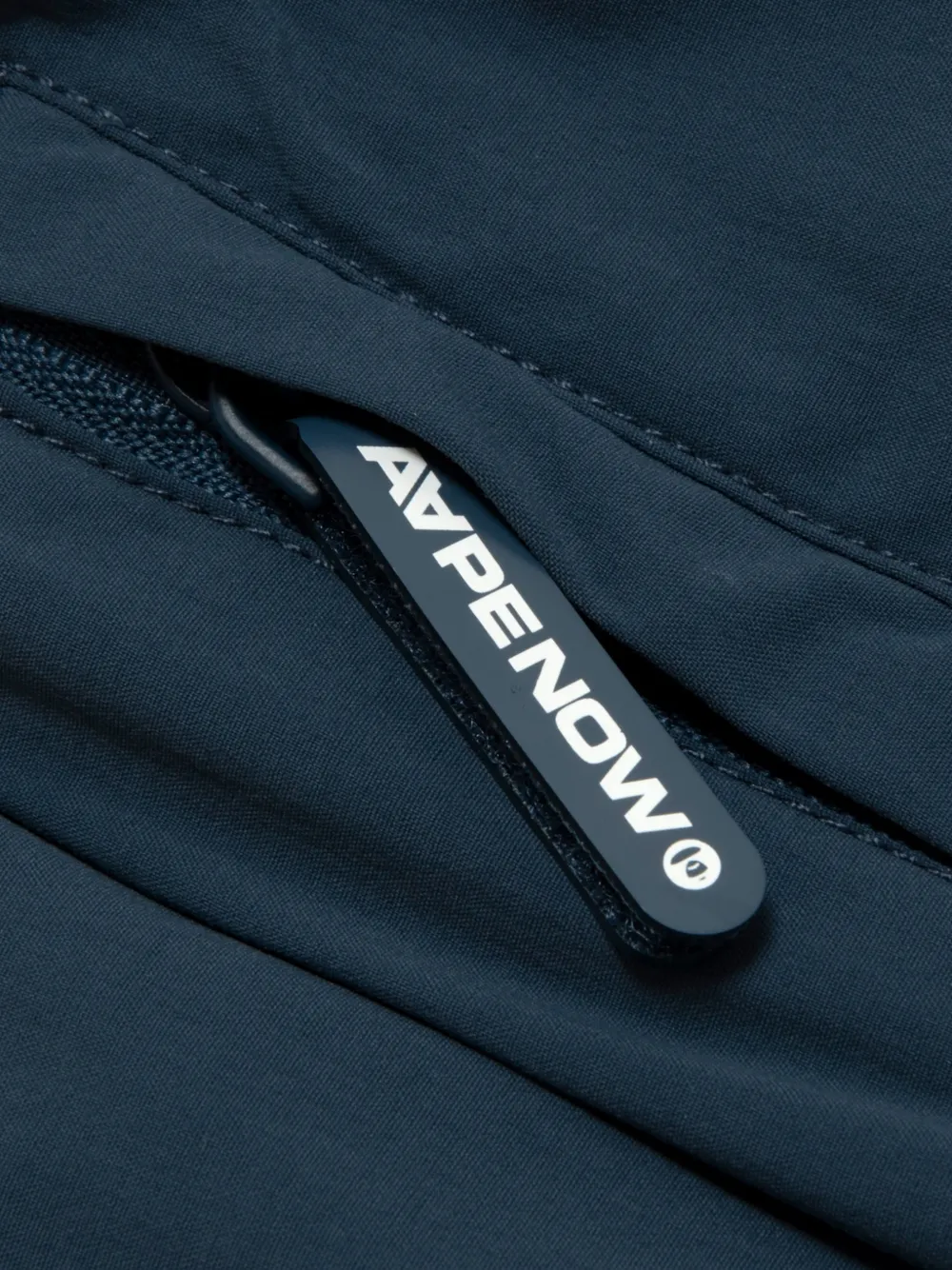 AAPE BY *A BATHING APE Shorts met logoprint Blauw