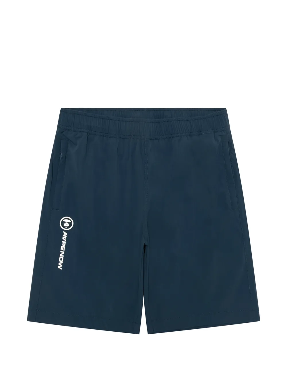 AAPE BY *A BATHING APE® logo-print shorts - Blau