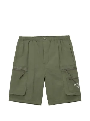 Comme Des Garçons Shirt Cargo Printed Shorts | Green | FARFETCH