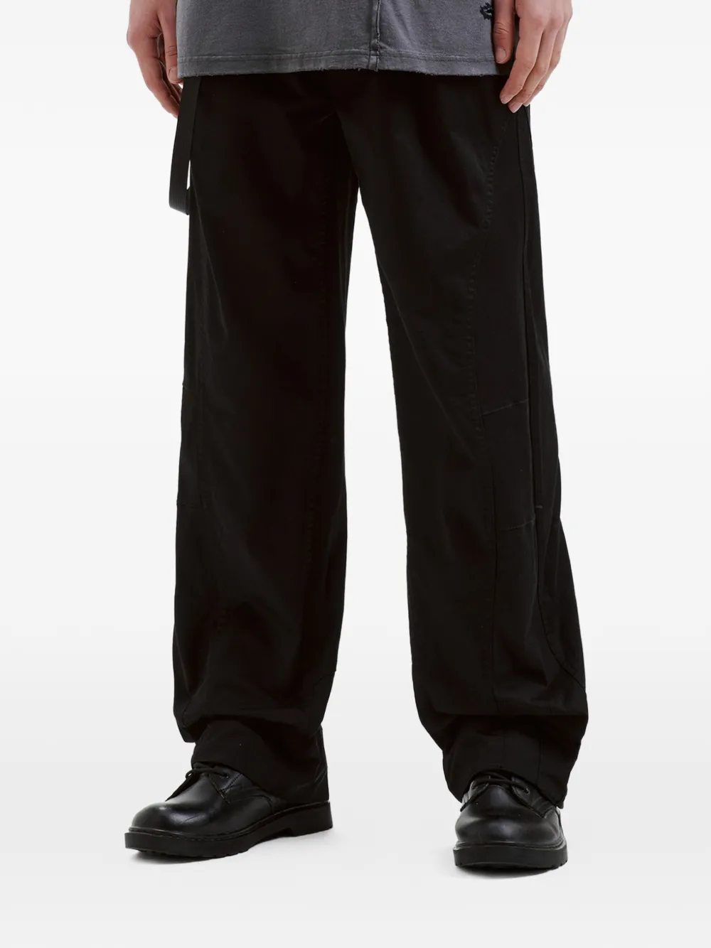  Musium Div. Strap Trousers - Black 