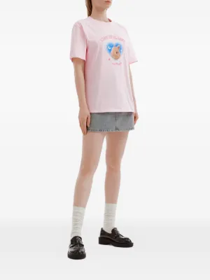 APEE™ By *A BATHING APE® camo-print raglan-sleeve T-shirt | Pink