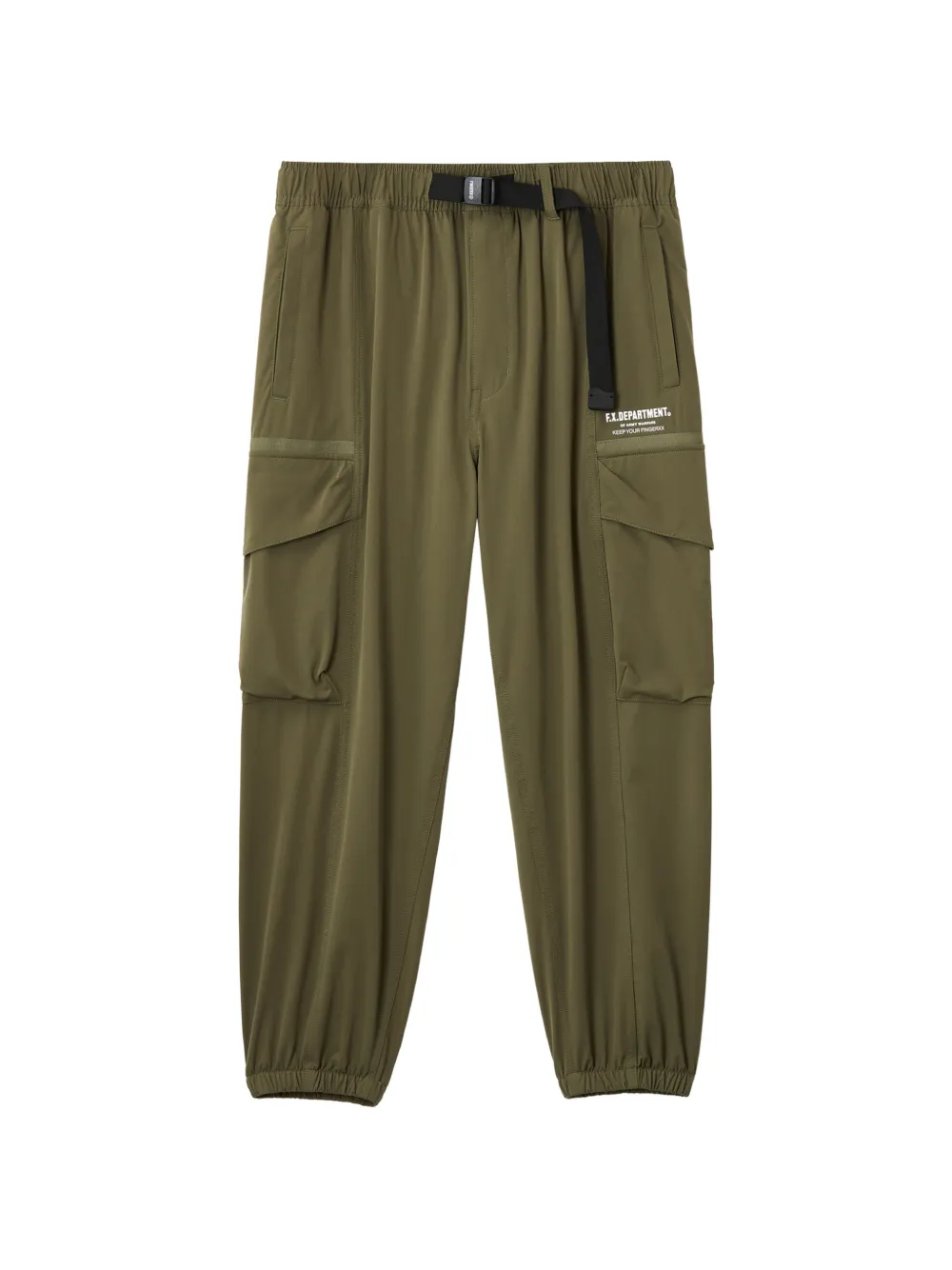 FINGERCROXX cargo-pockets track pants - Verde