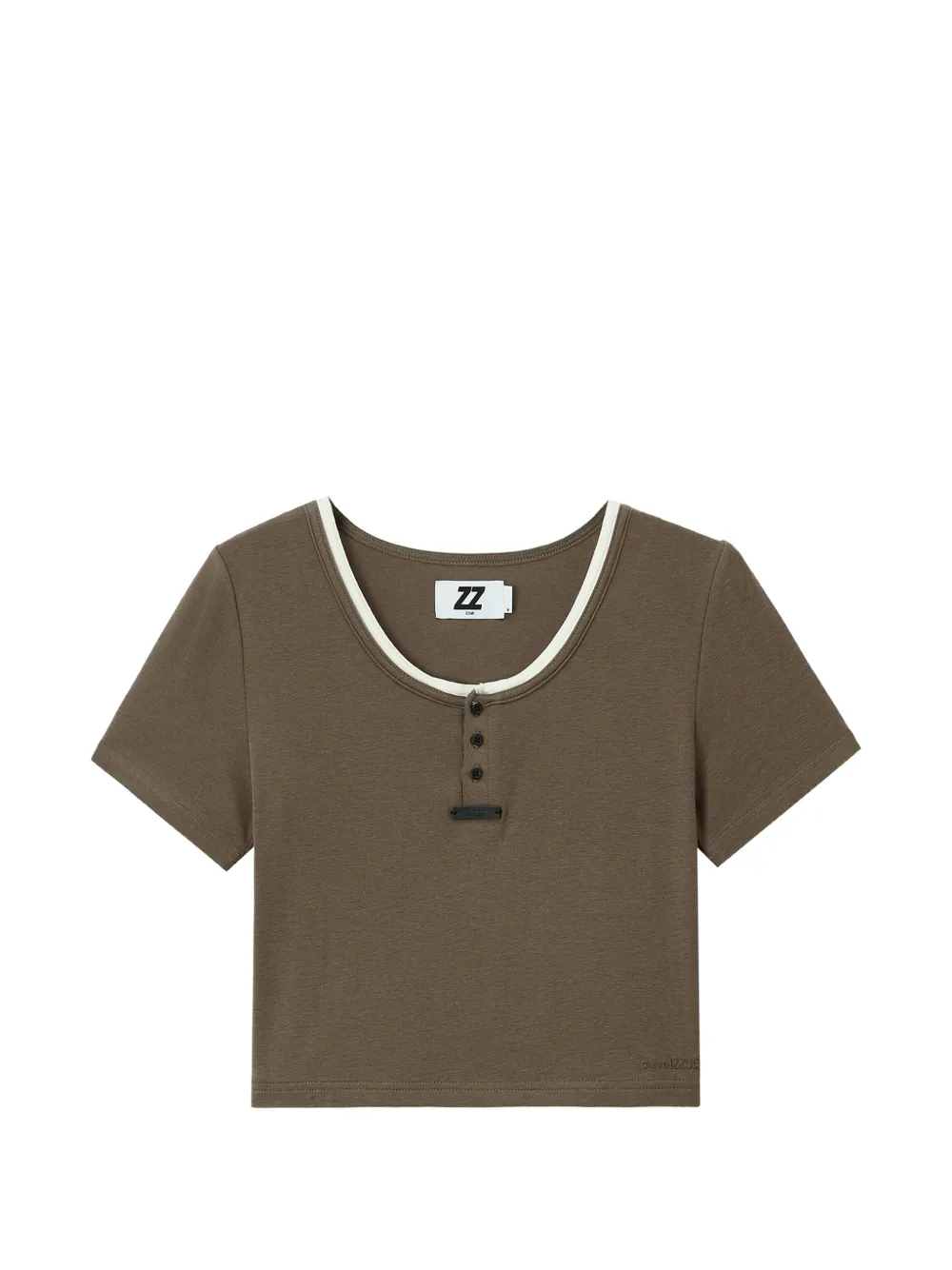 izzue short-sleeves T-shirt - Marrone