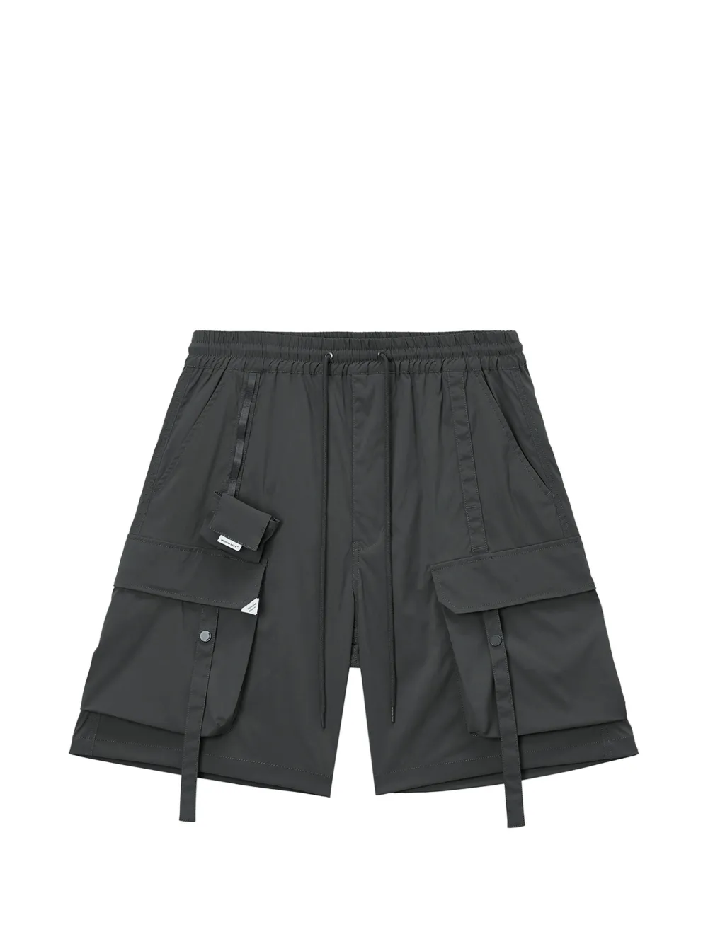 Musium Div. elastic-waistband cargo shorts - Grigio