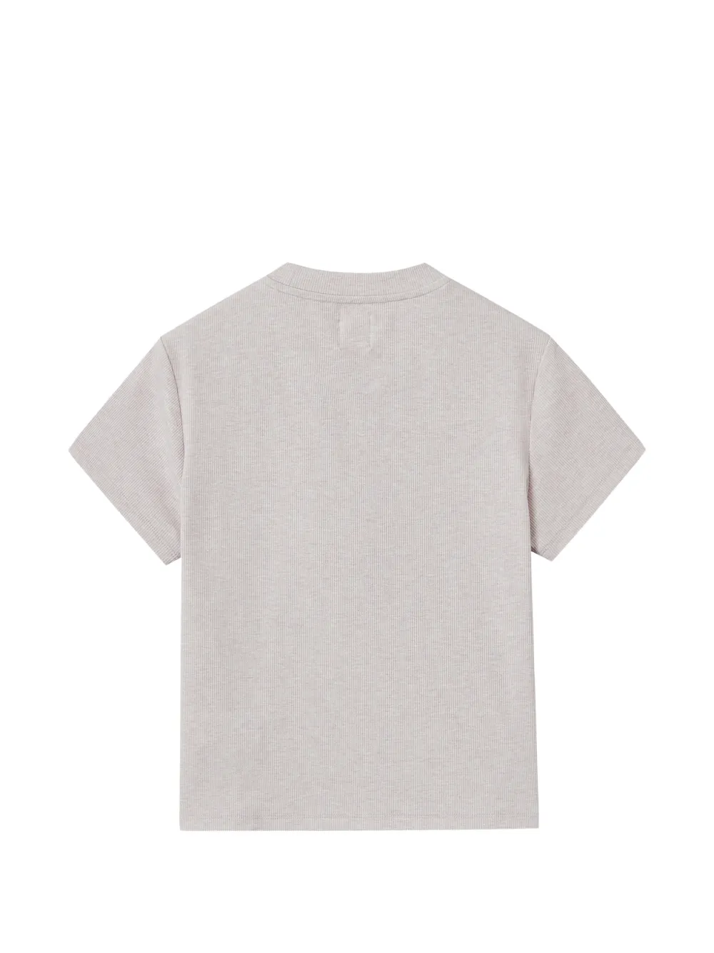  B+ab Bow-ribbed T-shirt - Neutrals 