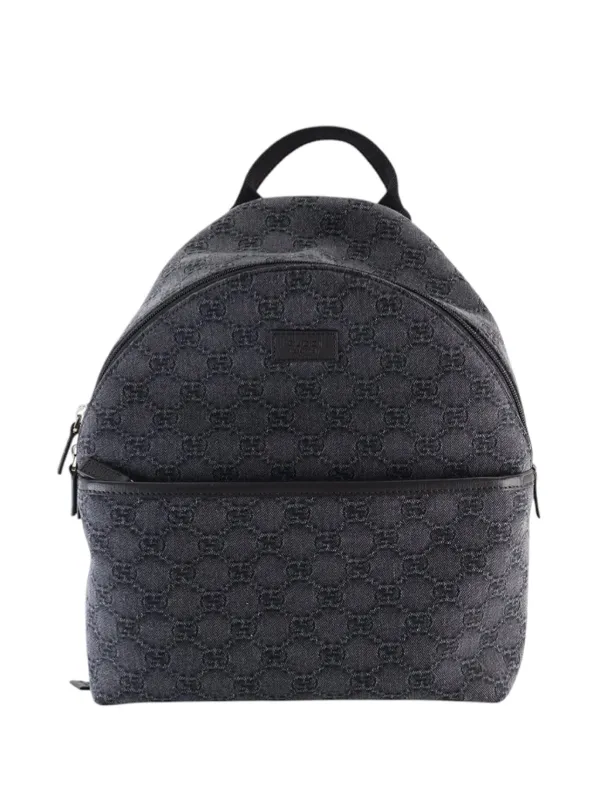 Gucci Pre-Owned 2000-2015 キッズ GG デニムバックパック | グレー