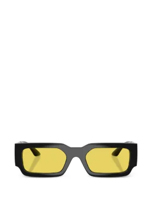 Versace Eyewear シールドフレーム オーバーサイズ サングラス