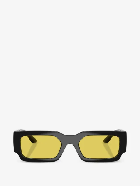 Versace Eyewear Greca rectangle-frame sunglasses