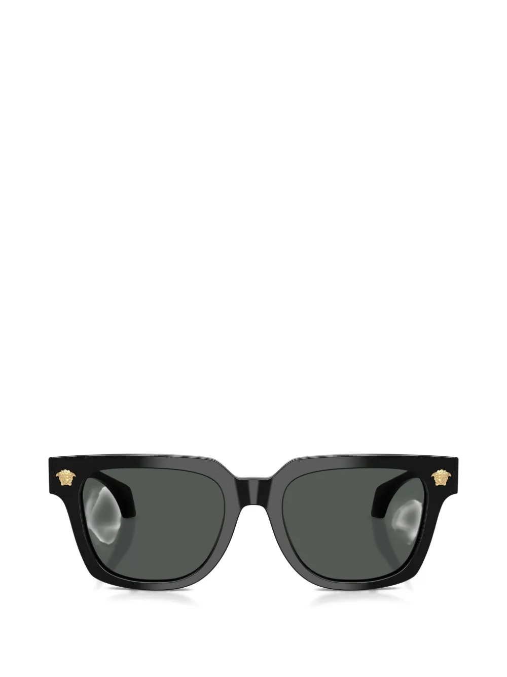 Versace Eyewear logo square-frame sunglasses - Nero