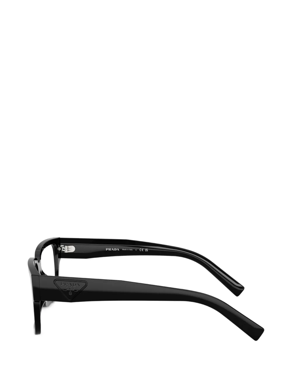 Prada Eyewear Bril met vierkant montuur Zwart