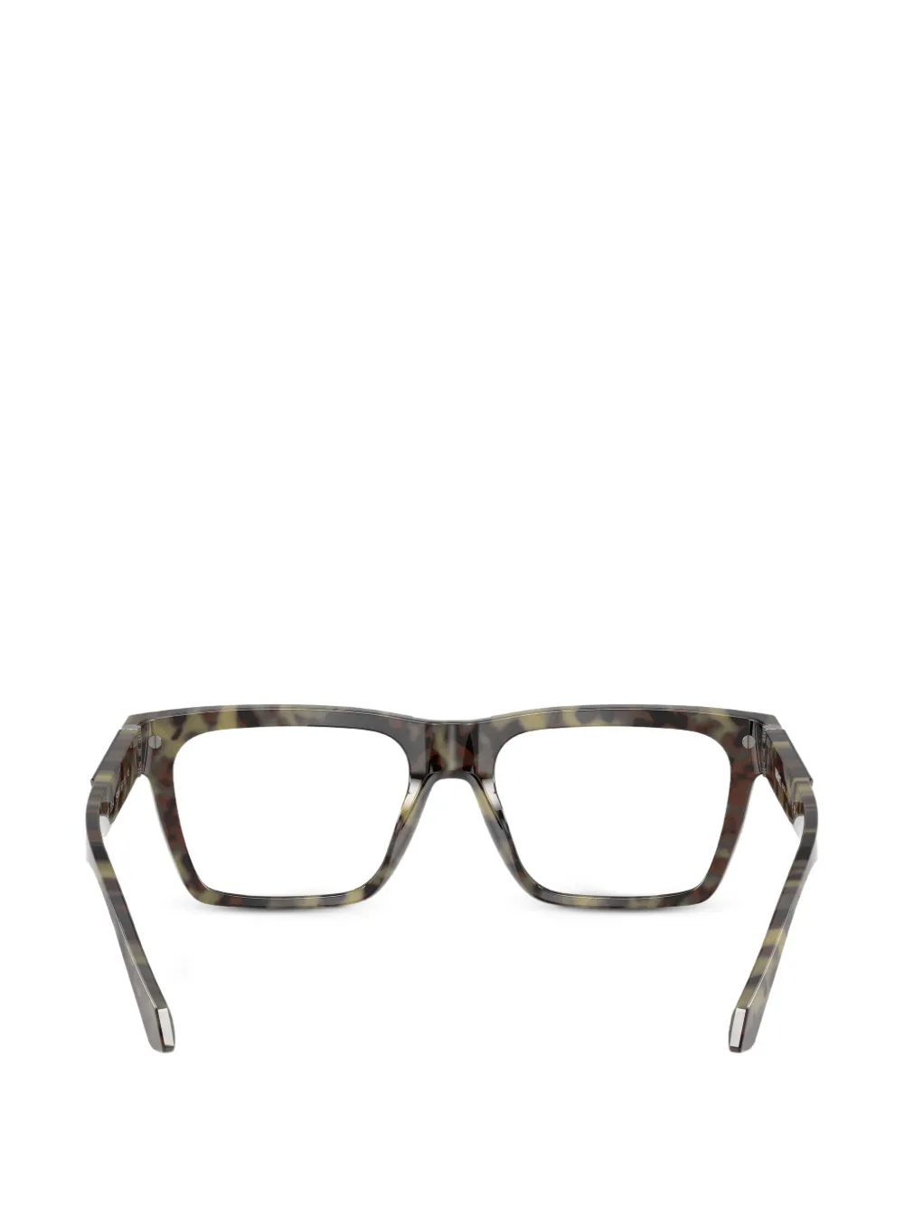Versace Eyewear Bril met vierkant montuur Bruin