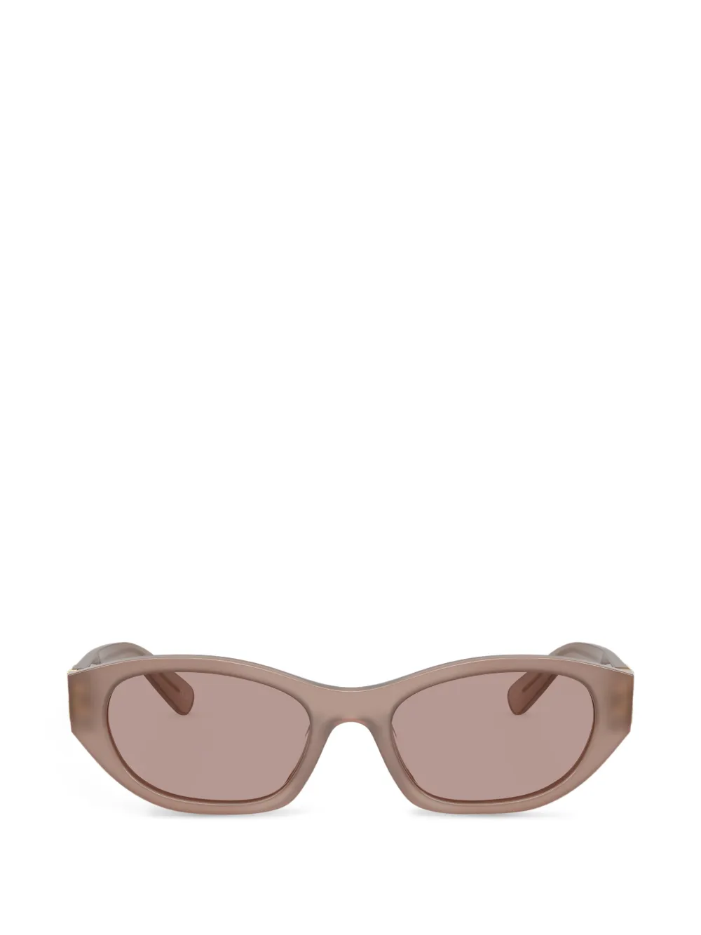 Miu Miu Eyewear geometric-frame sunglasses - Toni neutri