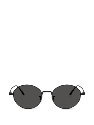 Oliver Peoples TK-8 ラウンドフレーム サングラス | ブラック