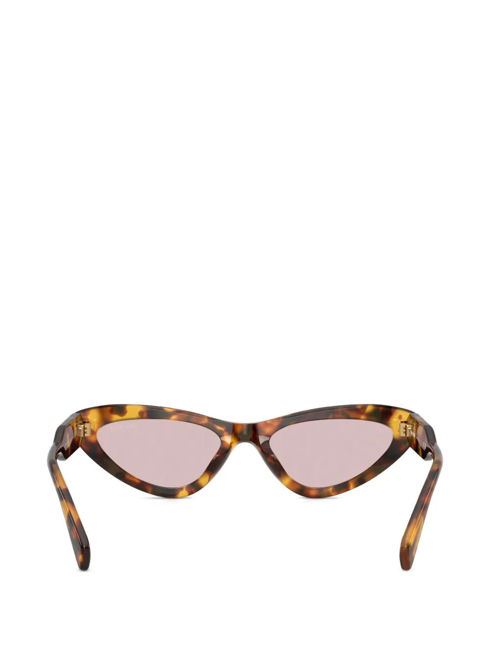 Miu Eyewear Zonnebril met cat-eye montuur Bruin