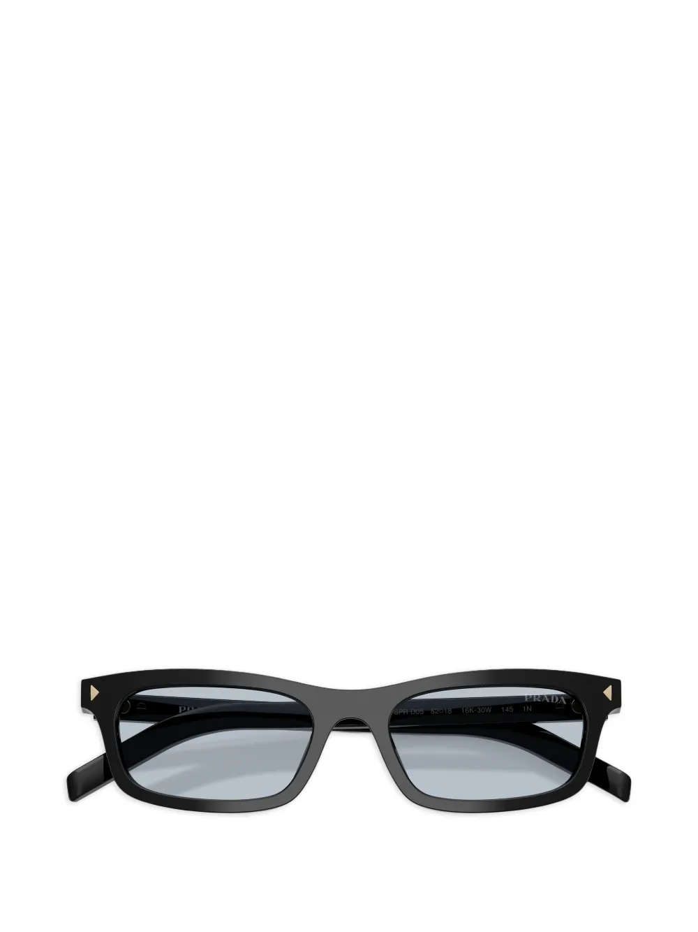 Prada Eyewear Zonnebril met rechthoekig montuur Zwart