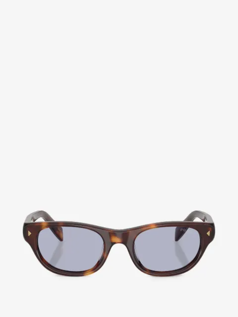 Prada Eyewear lunettes de soleil à effet écailles de tortue