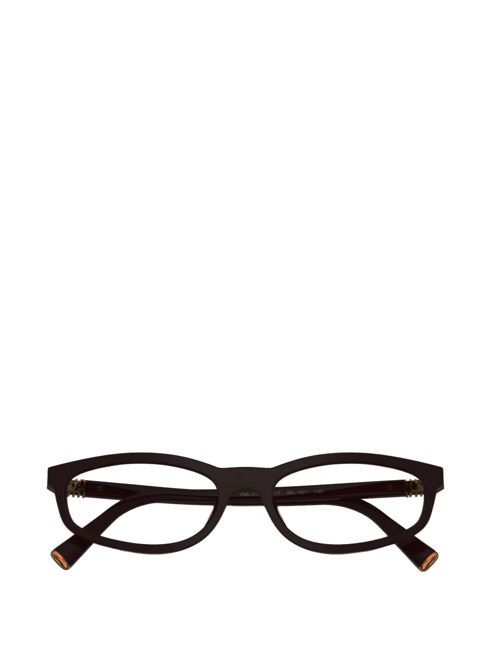 Miu Eyewear Bril met rond montuur Bruin