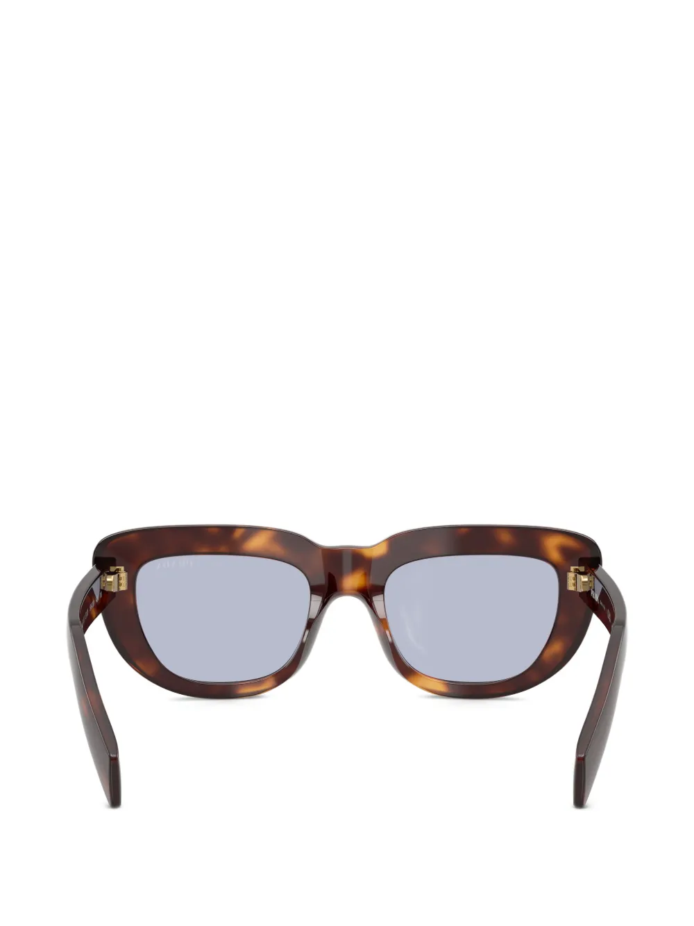 Prada Eyewear Zonnebril met rechthoekig montuur Bruin