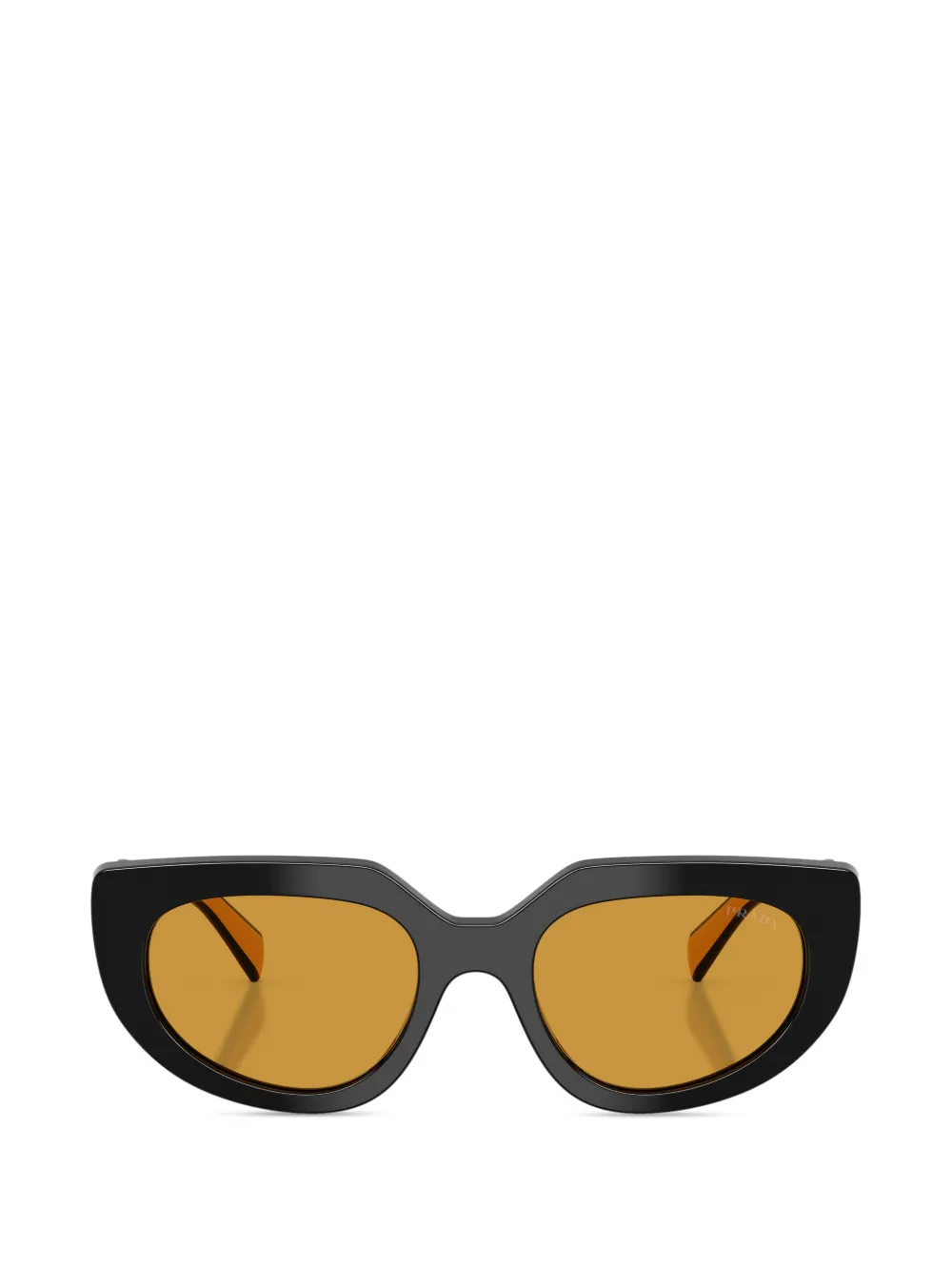 Prada Eyewear geometric-frame sunglasses - Nero