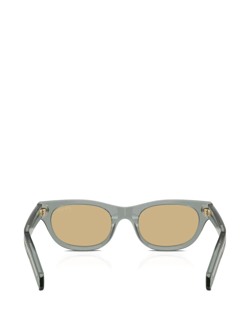 Prada Eyewear Icon zonnebril met metalen montuur Groen