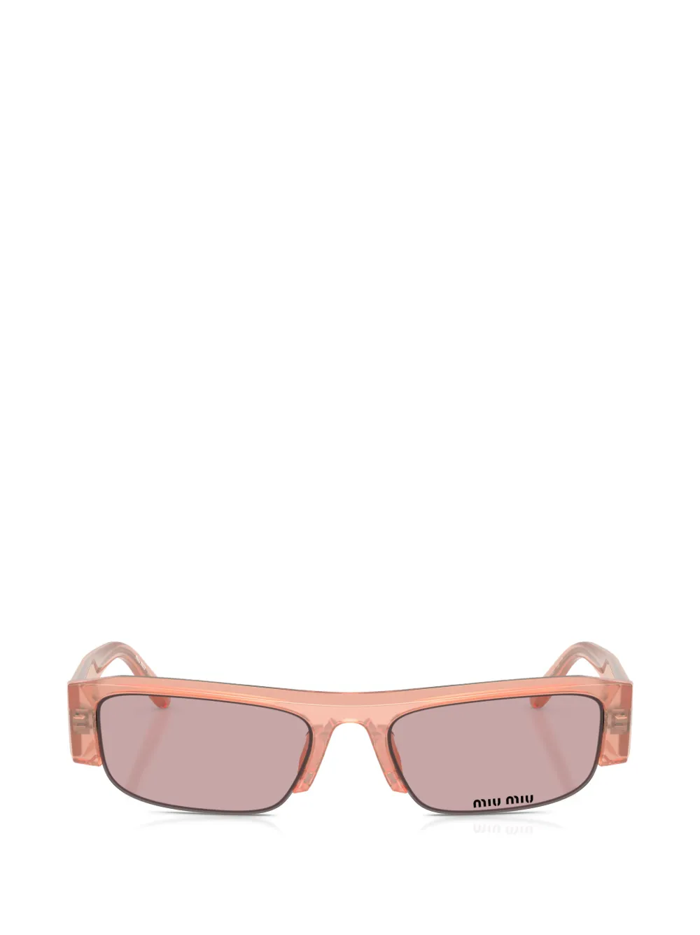 Miu Miu Eyewear rectangle-frame sunglasses - Rosa