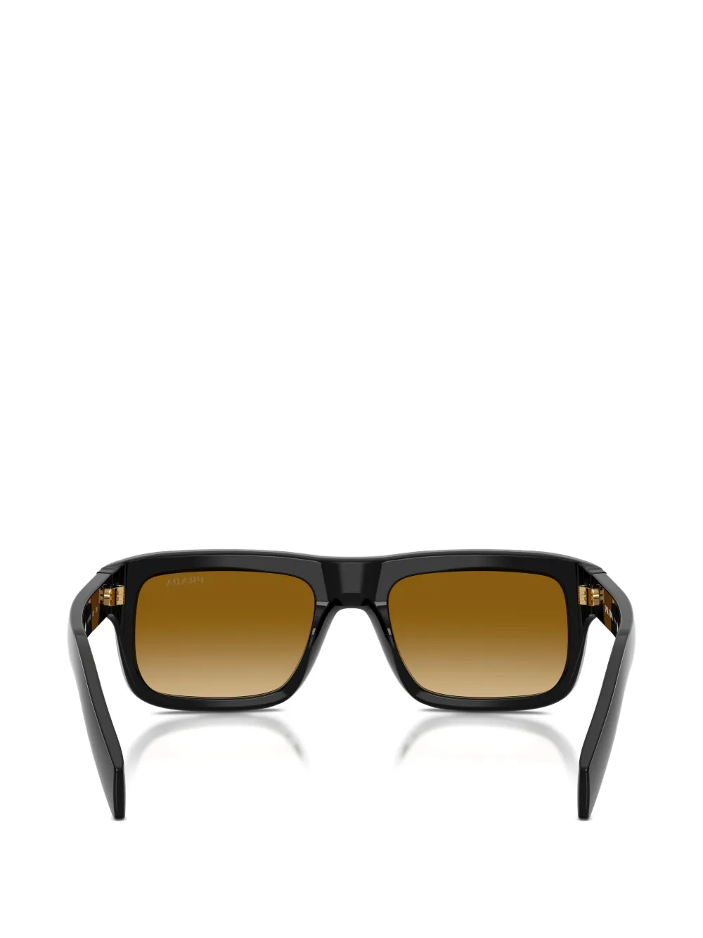 Prada Eyewear Zonnebril met vierkant montuur Zwart