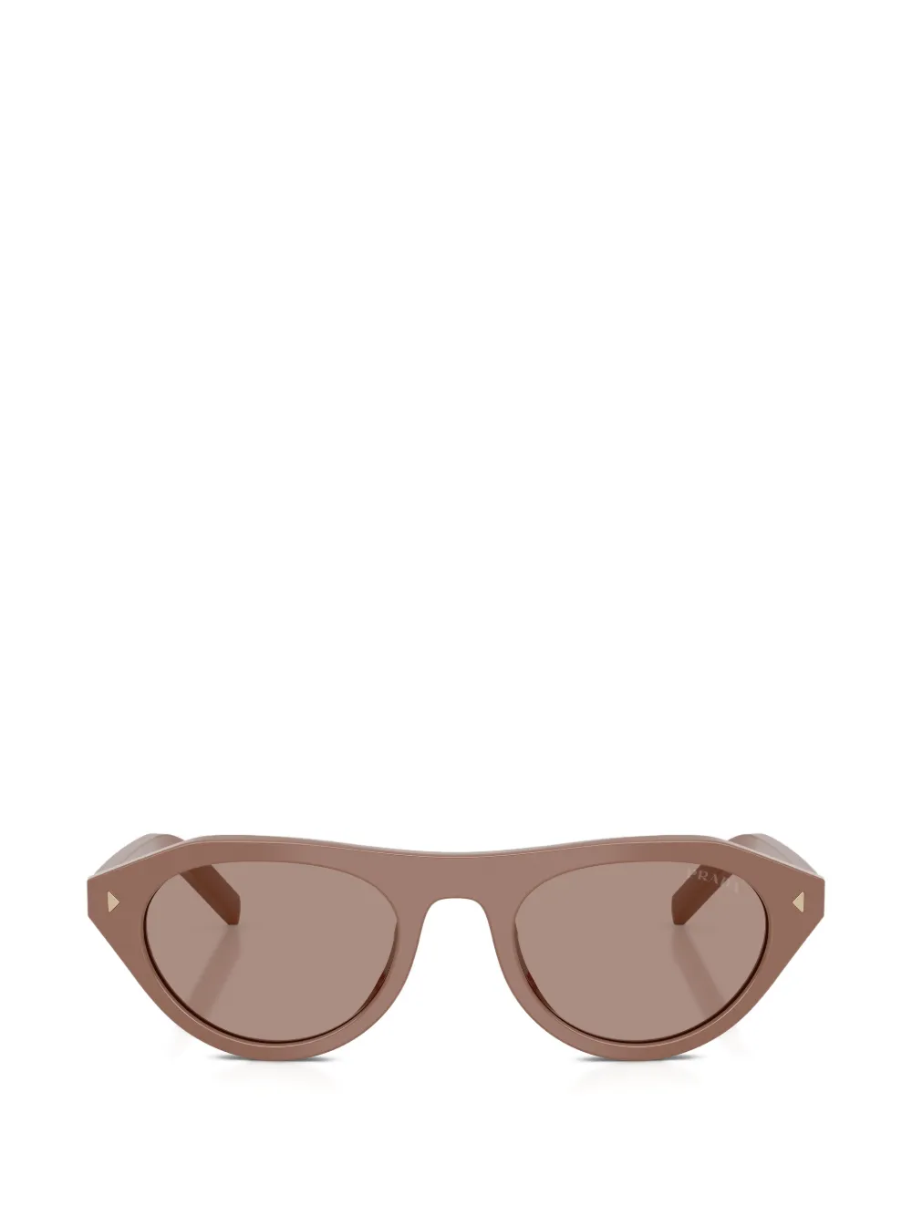 Prada Eyewear round-frame sunglasses - Toni neutri