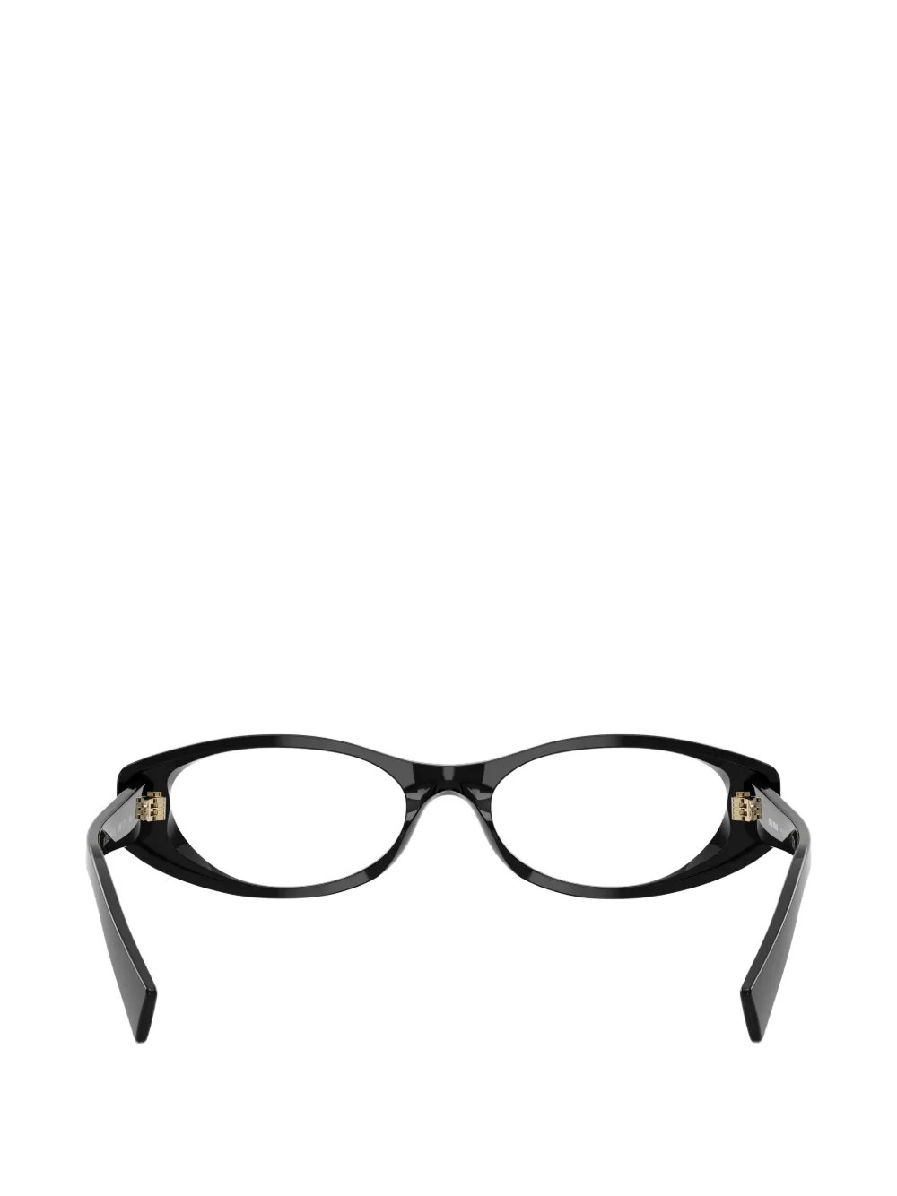 Miu Eyewear Bril met geometrisch montuur Zwart