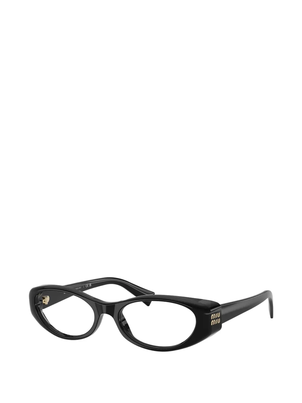 Miu Eyewear Bril met geometrisch montuur Zwart