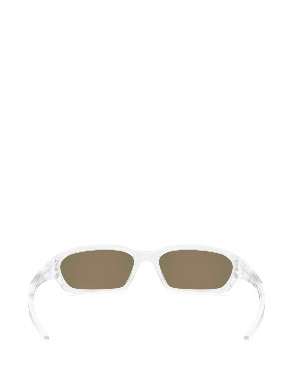 Oakley Zonnebril met rechthoekig montuur Wit