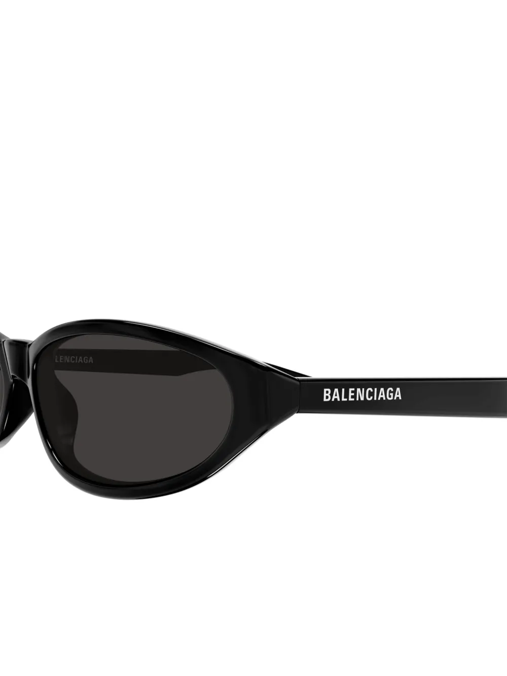 Balenciaga Eyewear Zonnebril met ovalen montuur Zwart