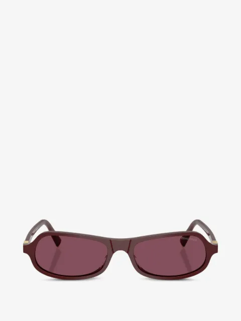 Miu Miu gafas de sol con placa del logo