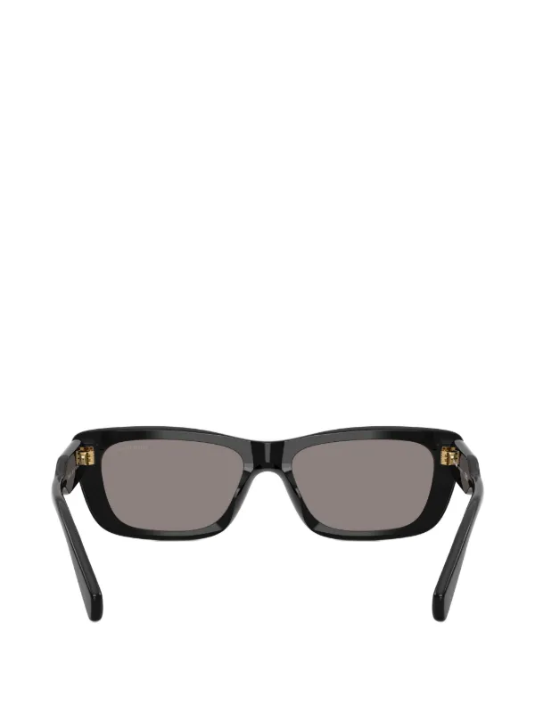 Miu Miu Eyewear スクエアフレーム サングラス | ブラック | FARFETCH JP