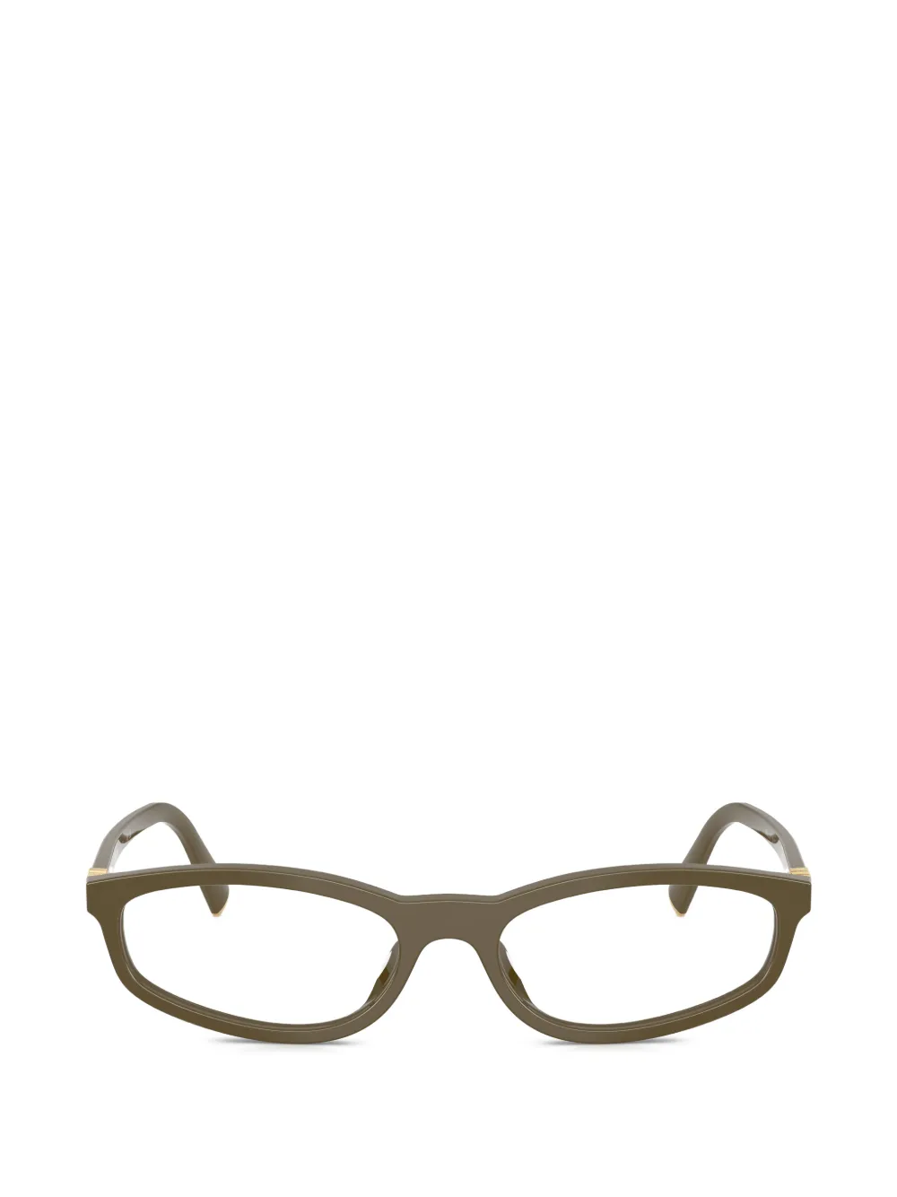 Miu Miu Eyewear round-frame glasses - Verde