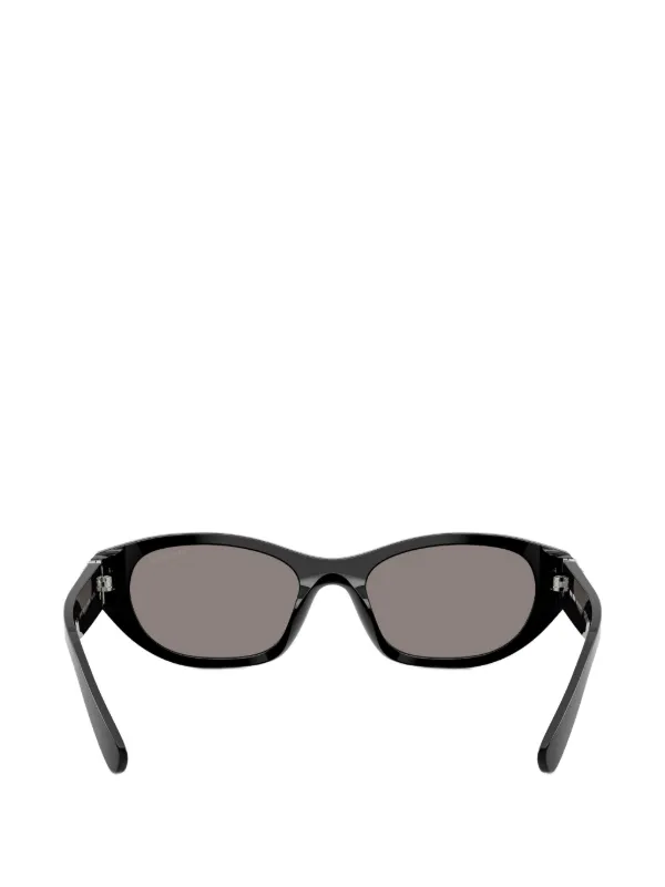 Miu Miu Eyewear ジオメトリックフレーム サングラ | ブラック