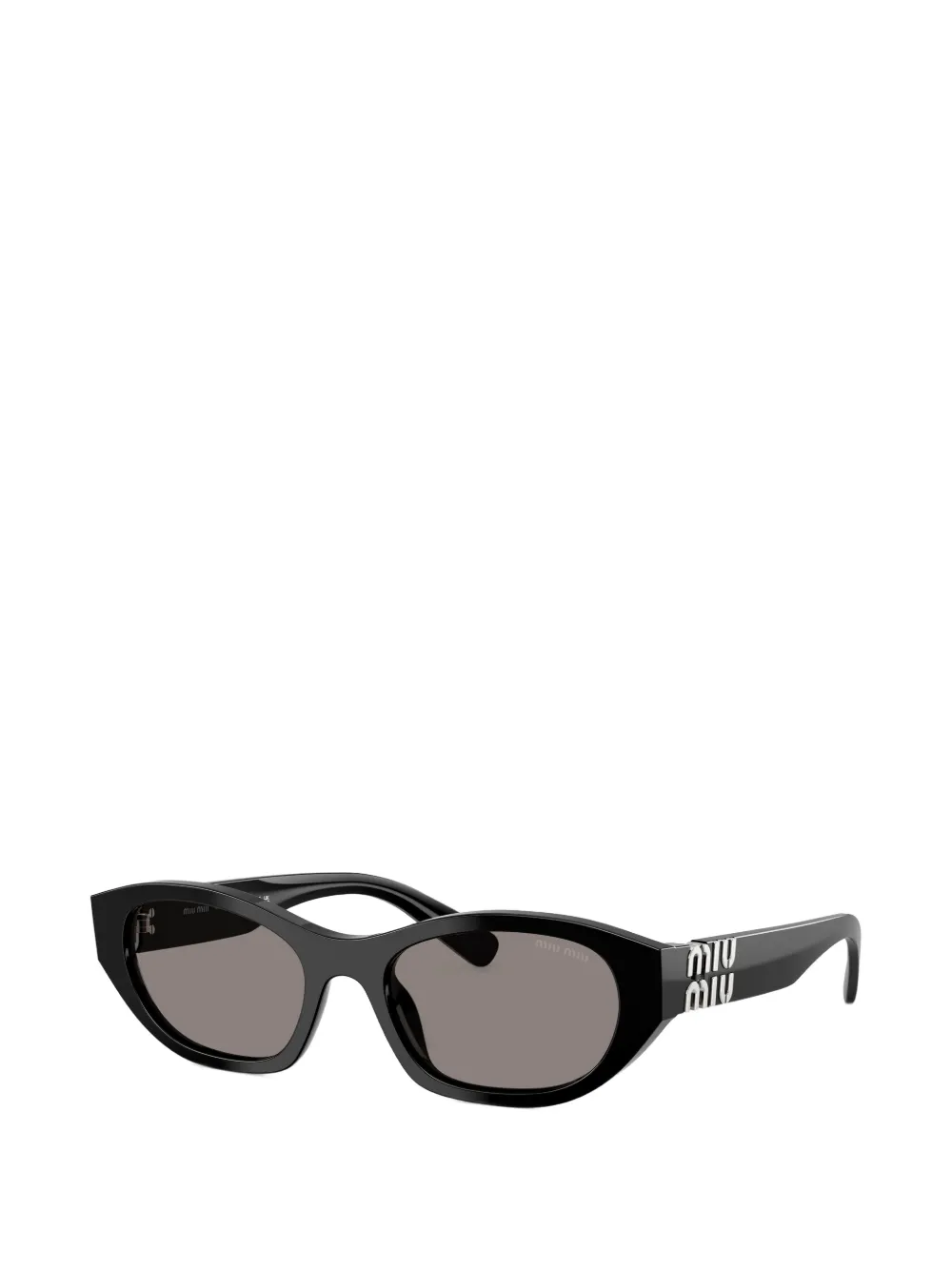 Miu Miu Eyewear ジオメトリックフレーム サングラ | ブラック