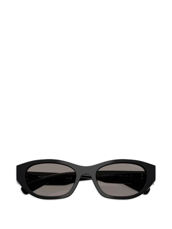 Miu Miu Eyewear A03S サングラス | ブラック | FARFETCH JP