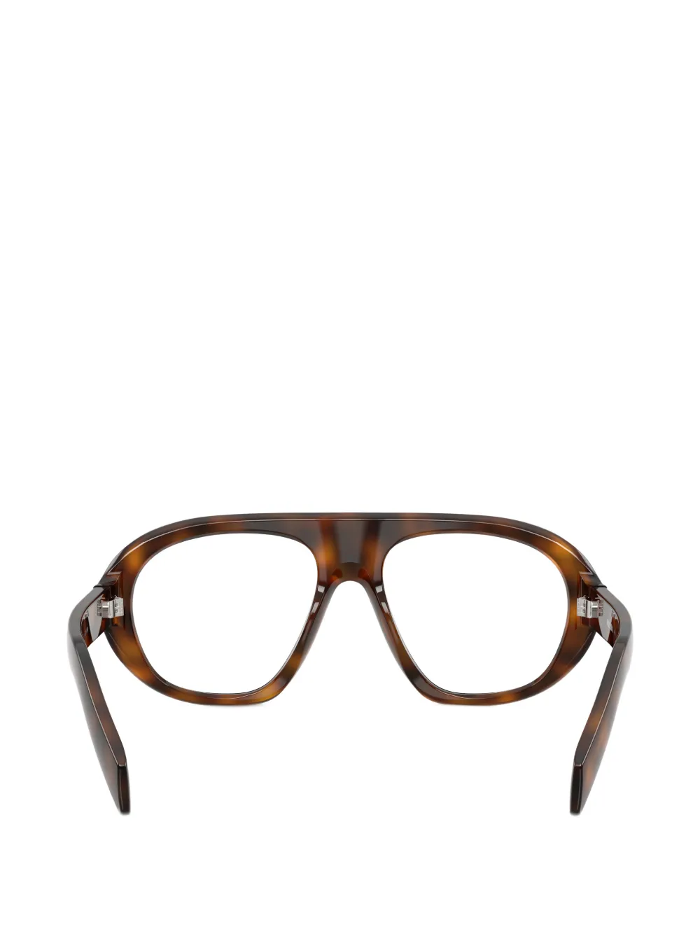 Prada Eyewear Zonnebril met piloten montuur Bruin