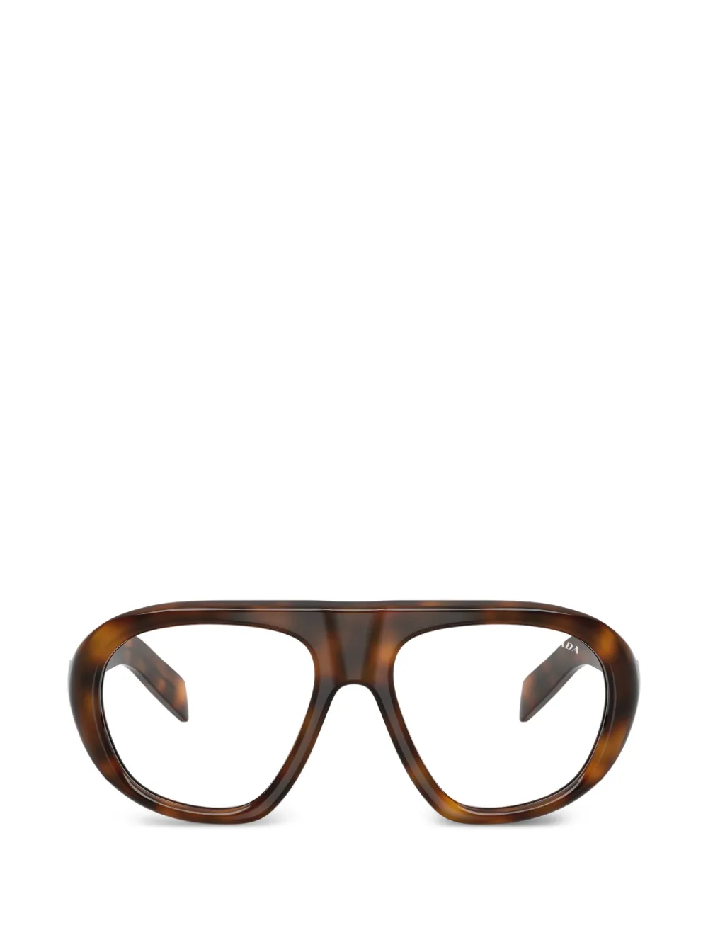 Prada Eyewear pilot-frame sunglasses - Marrone