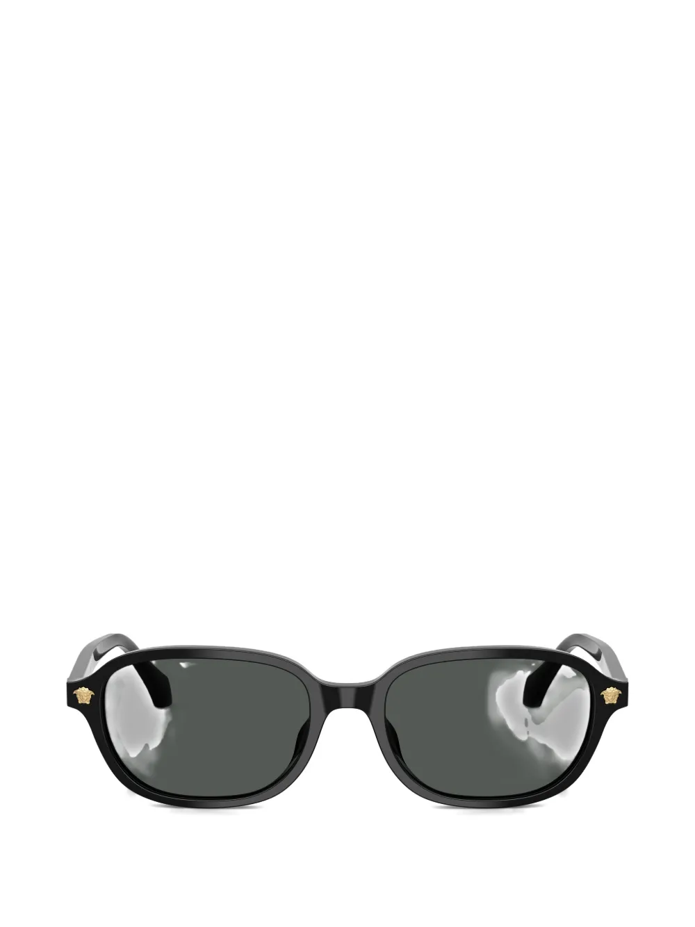 Versace Eyewear oval-frame medallion sunglasses - Nero