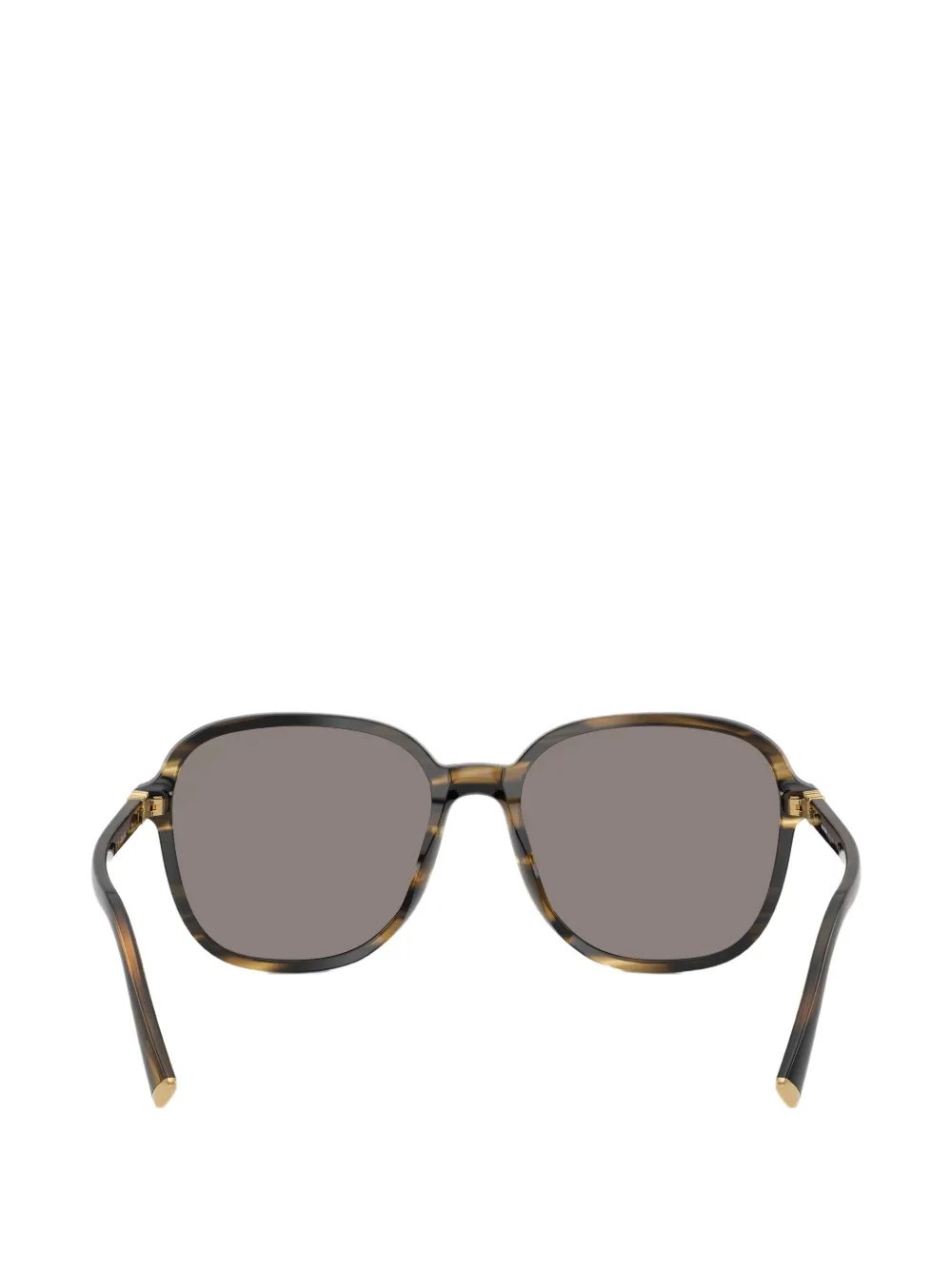 Miu Eyewear Zonnebril met oversized montuur Bruin