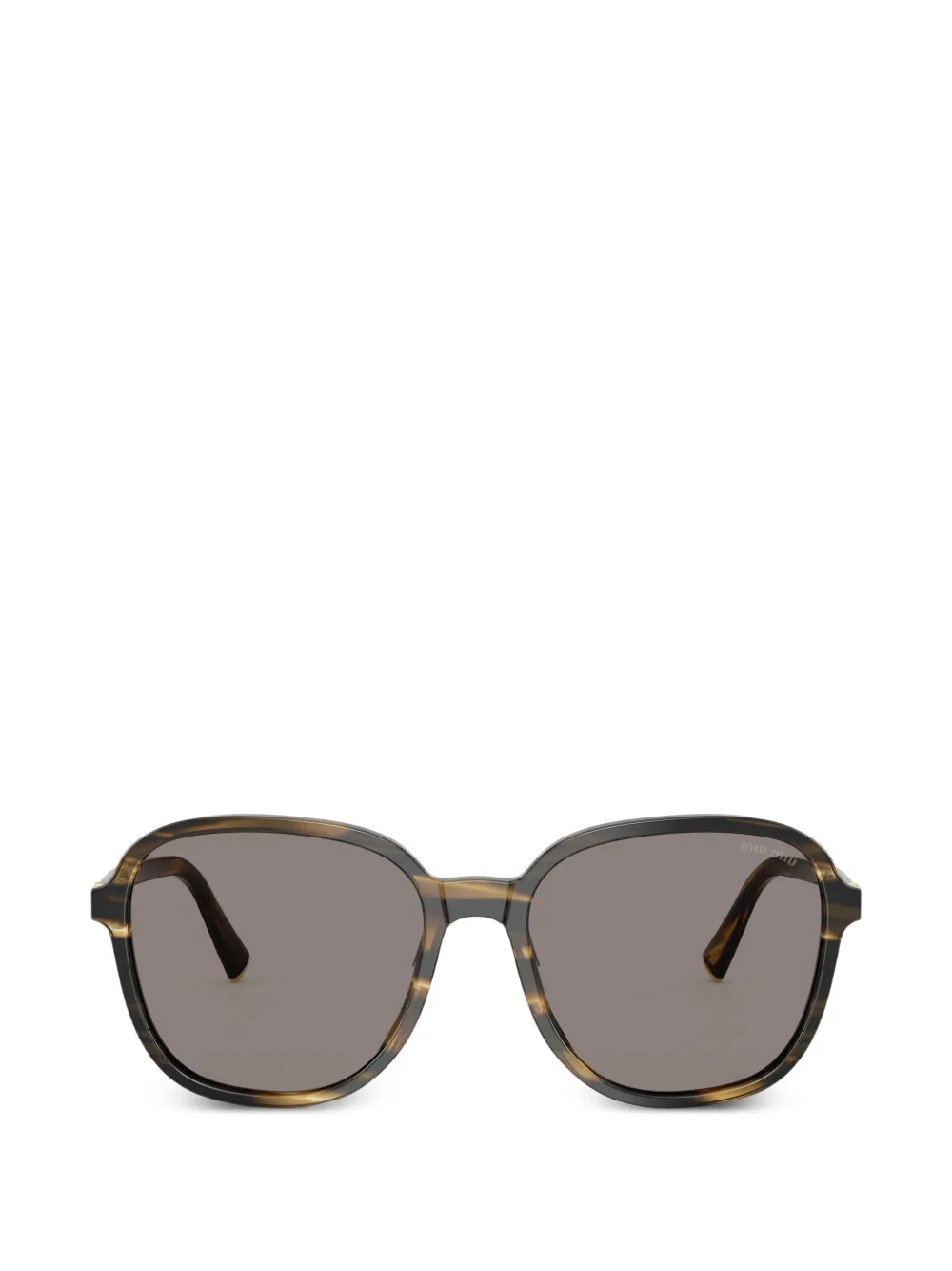 Miu Miu Eyewear oversized-frame sunglasses - Marrone