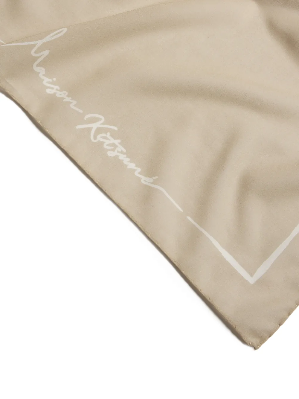  Maison Kitsuné Fular Poetic Script - Neutro 